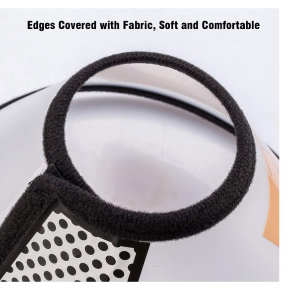 Depets Adjustable Recovery Pet Cone E-Collar for Cats Puppy Rabbit, Plastic Eliz - Picture 2 of 4